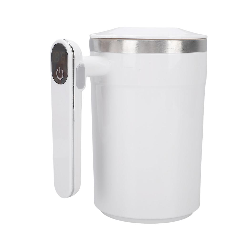 Electric Stirring Cup 400ml 304 Stainless Steel Easy to Clean Rechargeable Automatic Stirring Coffee Mug for Milk