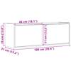Wall Mounted TV Cabinet with LED Lighting Grey Sonoma 100 x 31 x 35 cm