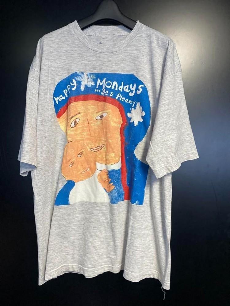 VTG Happy Mondays Album Short Sleeve Cotton Sport Grey S-5XL T Shirt TR641 Unisex T-Shirt M