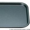 Hergestellt in Rounded Gray Metallic Fugen Small x x J-kitchens Platzset, Tablett, Japan, Innovativ, 2-Shaku (1.2 ft) Ecken, Lack, Leicht, (36 cm