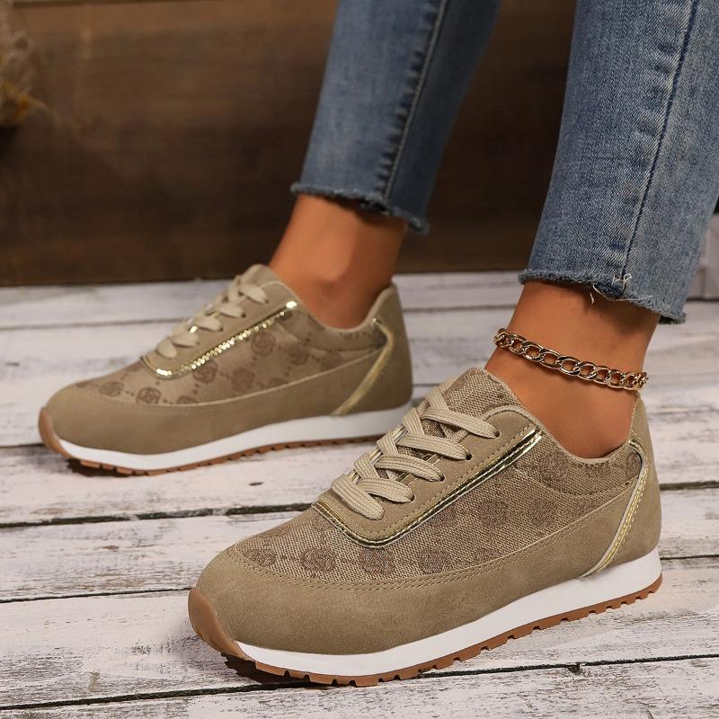 Fashion New Style Fashion Popular Sports Shoes Women's Khaki Vulcanized Shoes Plus Comfortable Basketball Shoes