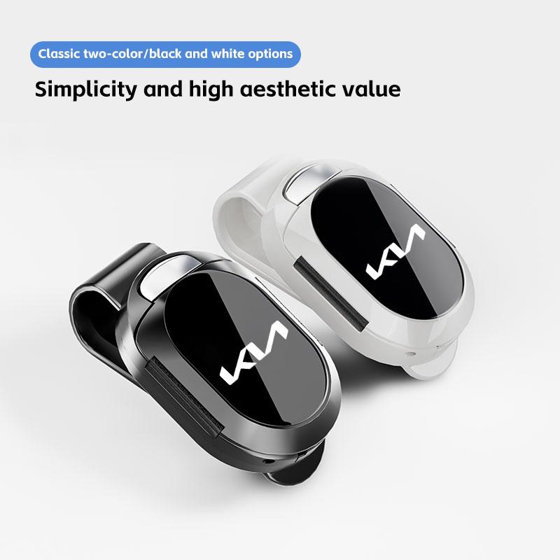 AABFS1 Car Glasses Clip Sunglasses Holder Glasses Creative Car Sun Visor Storage Clip For Kia Rio 3 4 K2 K3 X-Line Car Accessories
