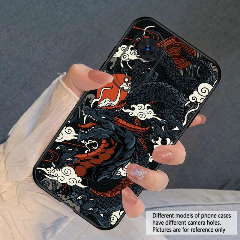 Sea White Dragon For Oppo A98 54s 17 96 40 60 80 58 79 74 Reno 10 4Z 5G 5 Lite Find X 2 3 8 Pro 13 12 silicone soft phone case