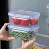 With Lid Transparent Sealed Box Microwave-heated Food Freezer Box Refrigerator Storage Box  Kitchen