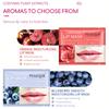 1/5/10/20pcs Moisturizing Lip Mask, Collagen/Cherry/Blueberry, Containing Glycerin And Collagen, Fad