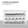 1PC Fixed 6 String Bridge Tailpiece for 52mm Electric Guitar Bass