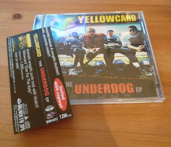 

CD YELLOWCARD - The Underdog EP BIGMJ0013 BigMouth JPN 2003 Япония Оби Рок Б/у