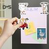 12Pcs Silly Goose Refrigerator Magnet Home Office Kitchen Locker Refrigerator PVC Waterproof Cartoon Animal Magnetic Decoration Ornament