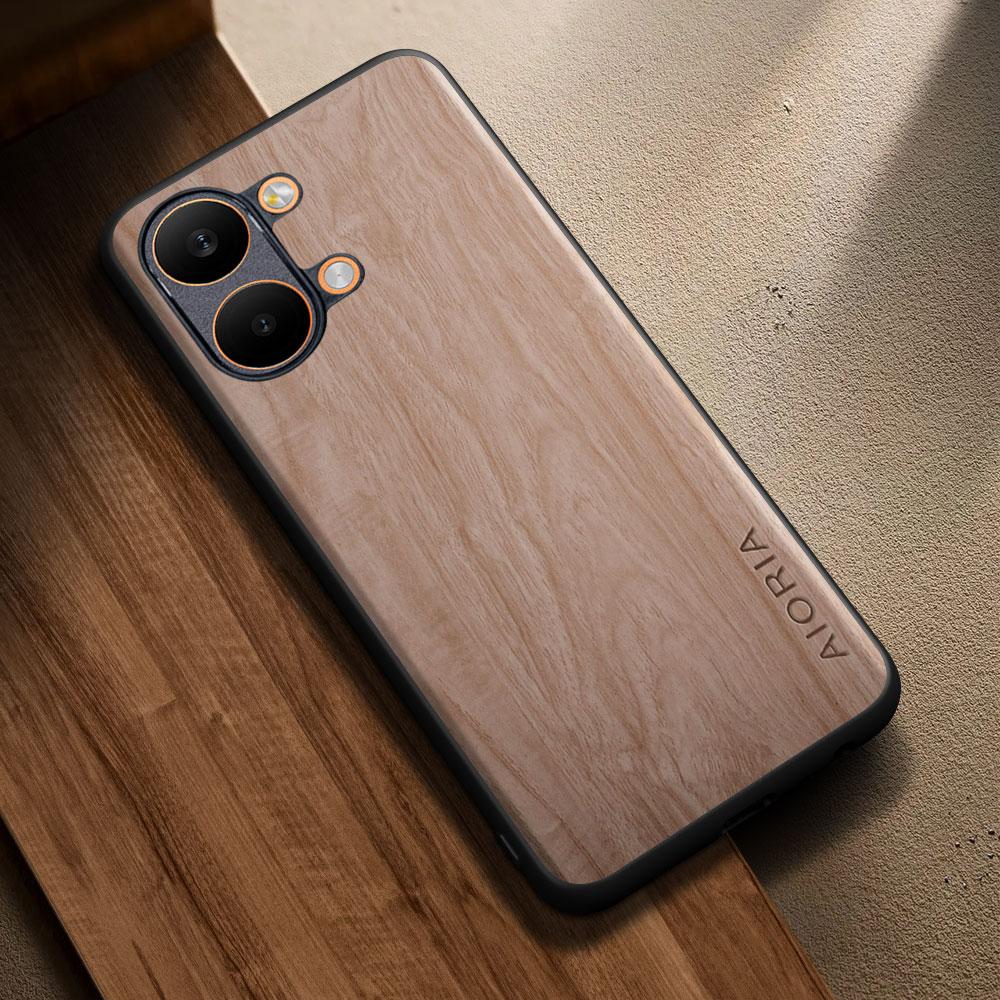 for Poco X8 X7 Pro Max Case capa funda new stylish wooden pattern pu leather cover for poco x8 pro case coque