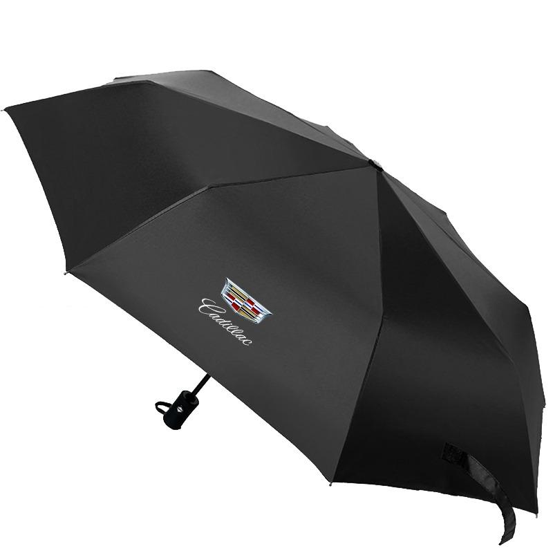 Portable Folding Automatic Umbrella Rain Car Large Business Folding Umbrellas For Cadillac XT5 XTS CTS BLS SLS DTS SRX Escalade Tiburon Deville