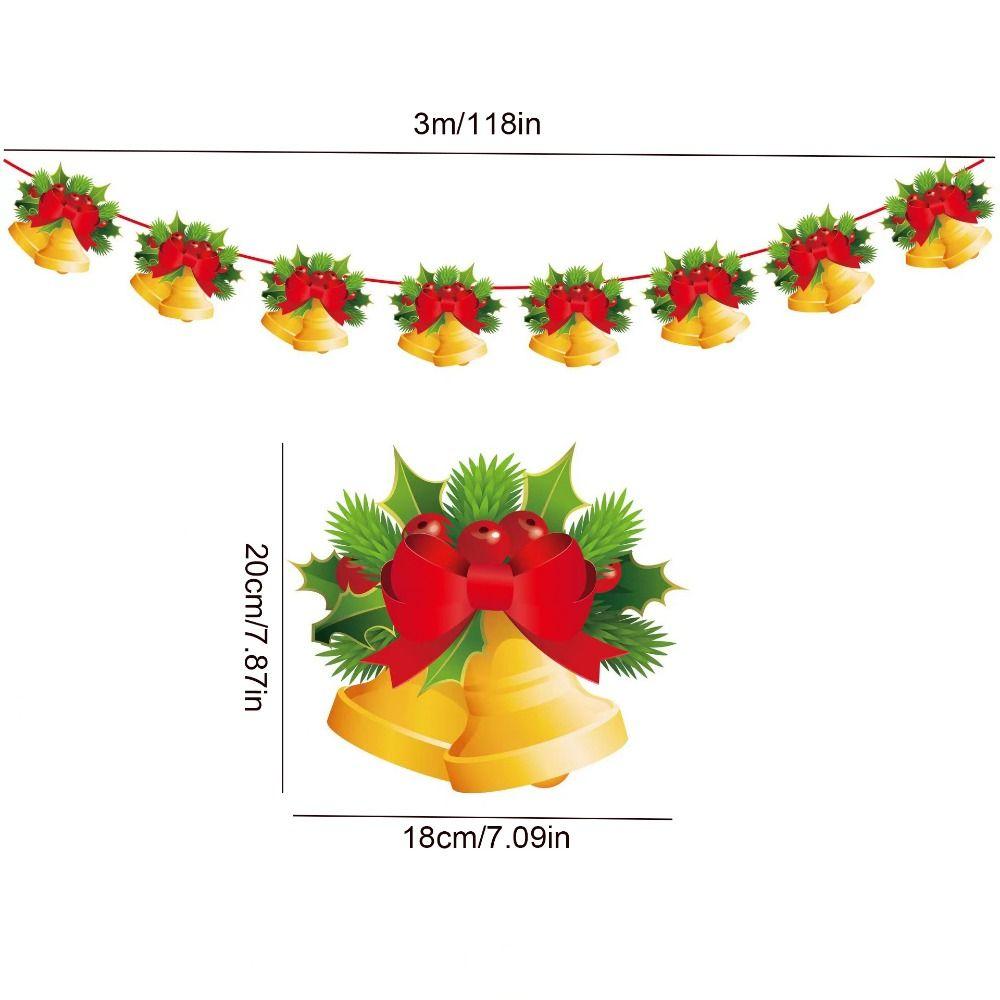 Moș Crăciun/om de zăpadă/pom de Crăciun Bannere pentru steagul din hârtie de Crăciun Banner suspendat pentru vacanță