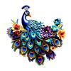 Iron Peacock Wall Art Blue Bird Wall Art Metal Metal Wall Decor  Garden Decor