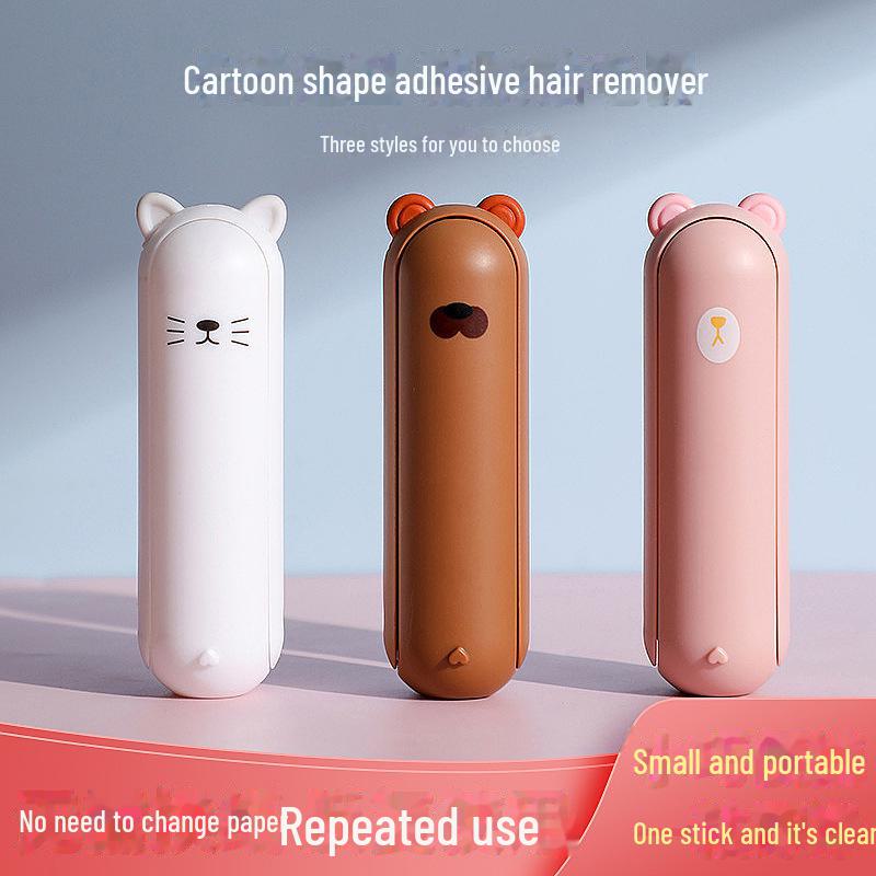 Portable Foldable Pet Hair Remover Roller - Washable for Dust, Lint, and Hair Removal