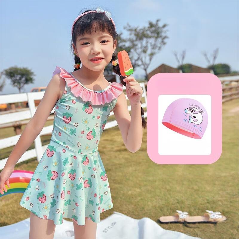 Girls  One-Piece Swim Dress