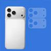 2 ks Ochranný kryt na objektiv fotoaparátu Barevná samolepka Skin Case pro IPhone 17 Pro Max Air 17Pro 17Air ProMax Matná zadní strana Plný kryt telefonu