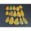 308Cts. Natural Bumble Bee Jasper Pear Cabochon Loose Gemstone 15Pcs Lot C-2242
