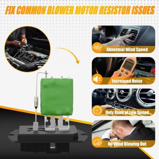 HVAC Fan Blower Motor Resistor Replacement for Minivans 2001-2008 Replaces 68029
