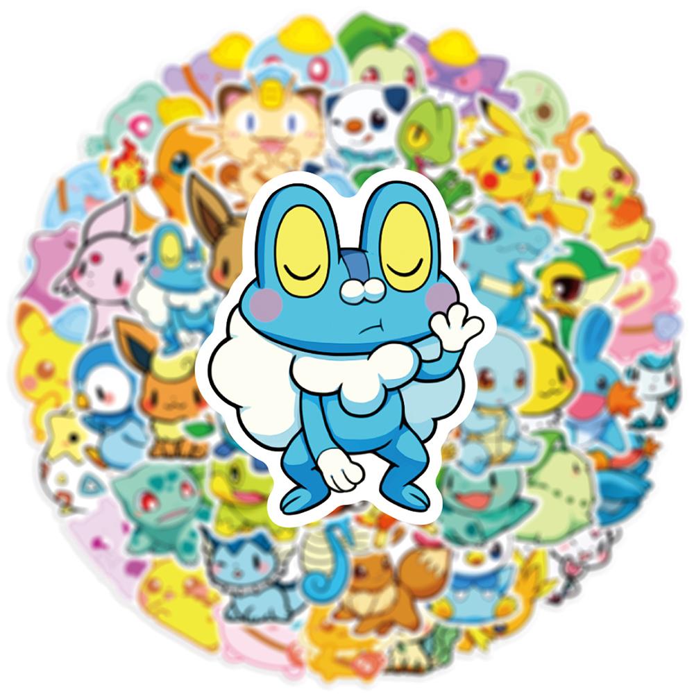 10 30 50Pcs Cute  Anime Game Graffiti Stickers Diy Suitcase Fridge Phone Laptop Guitar Car Cartoon Joke Sitcker For Kid