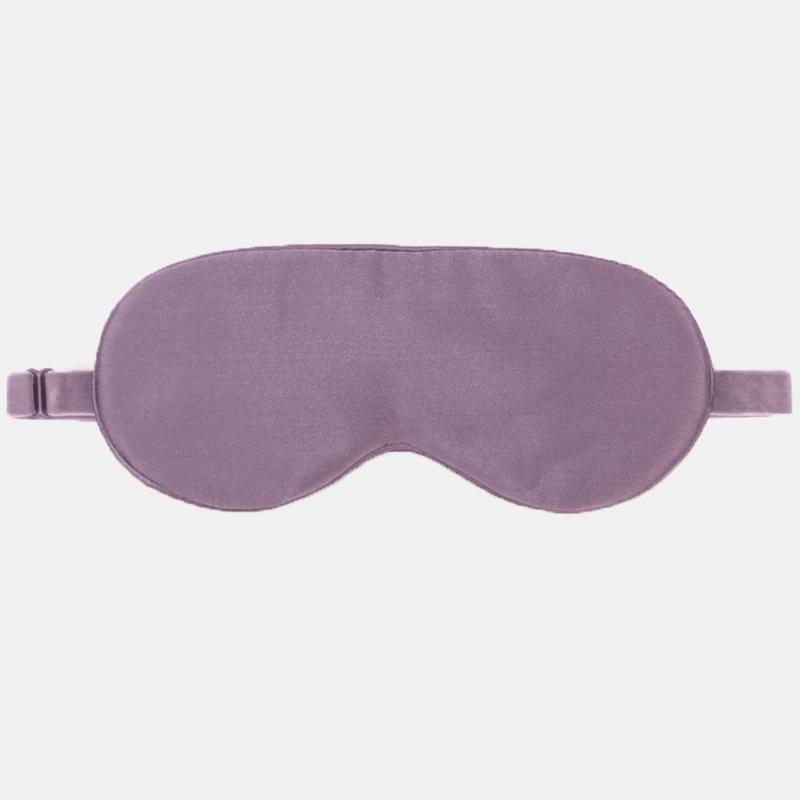 

Маска для глаз из плотного шелка 19 Momme с регулируемым бархатным ремешком — дышащая, светонепроницаемая, шелк Mulberry