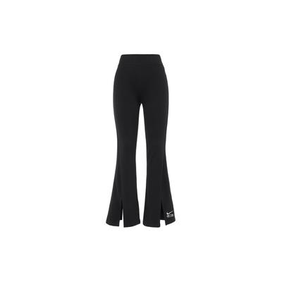 Spodnie Air High Waist Split Hem Slim Fit Casual Spodnie damskie Czarne FN1892-010