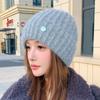 Wool Hat Women's Autumn and Winter New Wool Casual Knitted Hat, Ear Protector Headgear Winter Hats for Women, Beanies for Women, Hats for Women Winter