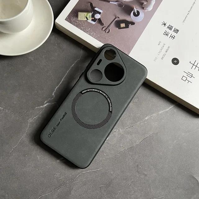 

Чохол на магніті для Huawei Pura 70 Pro+ P60 P50 P40 Mate 60 50 40 30 Pro Plus Nova 12 11 Ultra 10 pro Fuax Leather Cover Nova 11 Pro