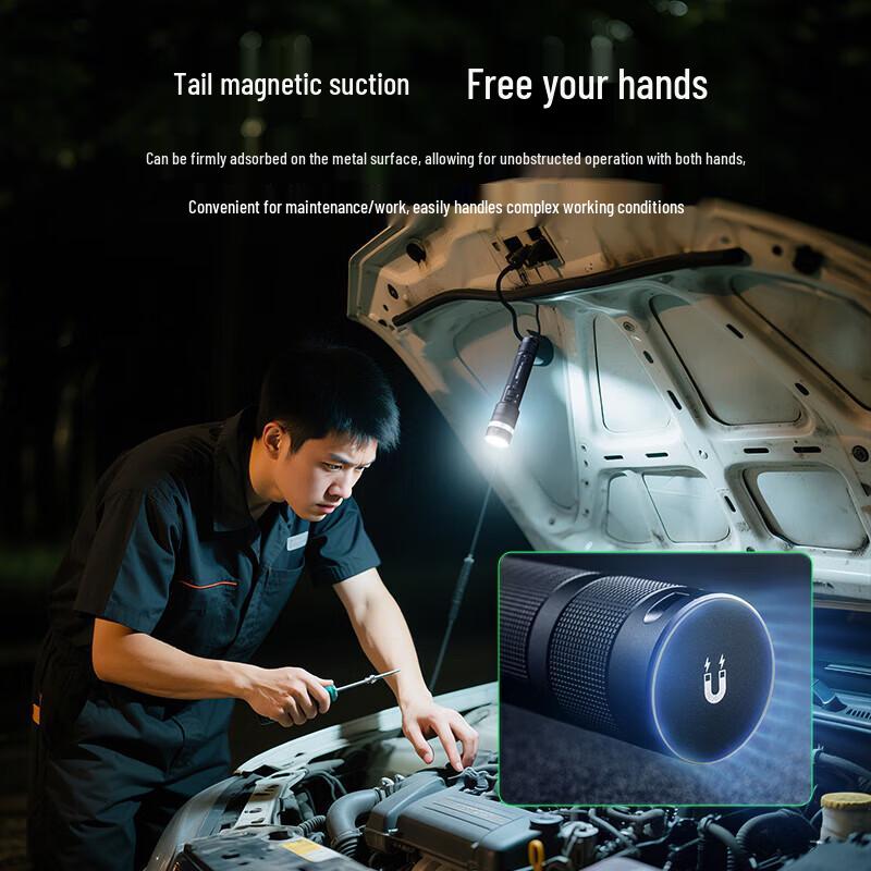 NEXTORCH C61 Integrated Spot & Flood Stepless Dimming Flashlight