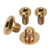 RISK Titanium Alloy Separate Oil Cylinder Lid Bolts Bicycle Hydraulic Brake Bolt for M610 M615 M675 M785 Gold