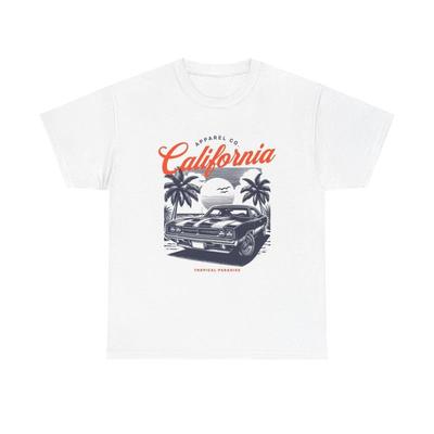 California Muscle Cars T Shirt Vintage Heavy Cotton