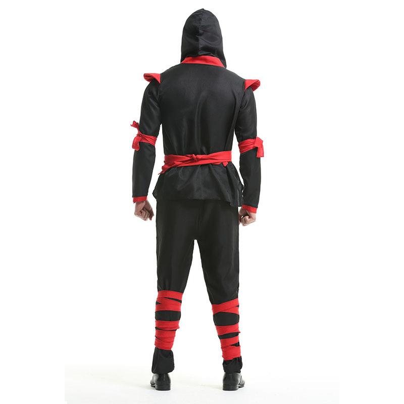 Costum Cosplay Halloween mascat Bushido japonez, costum anime războinic ninja pentru bărbați adulți