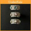 Vintage Daisy Flower Adjustable Ring With Copper Material For Women And Men