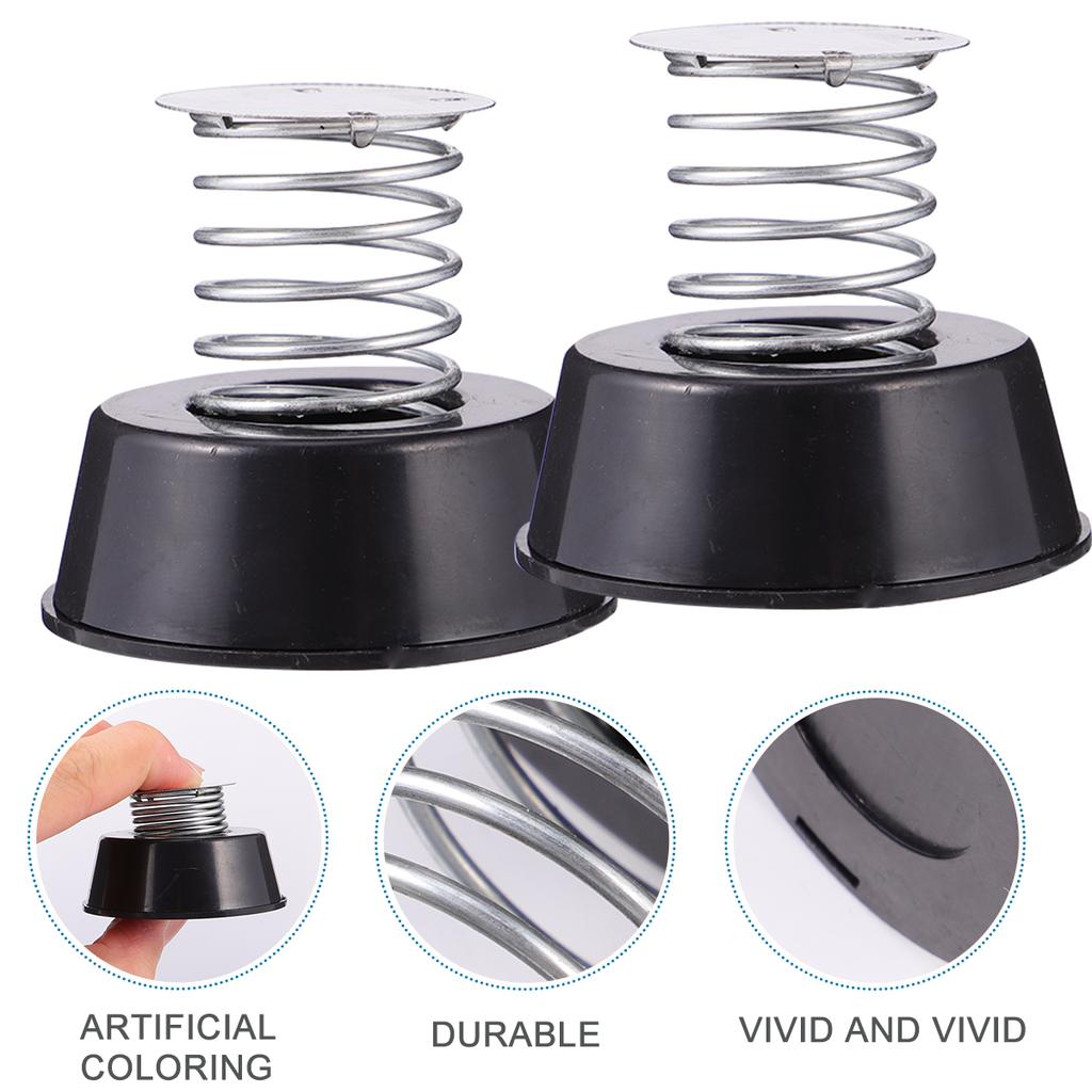 2PCS Iron Plastic Shaking Head Spring Base Vibrant Nament Accessories Car Motorcycle Bike Decoration Figurines