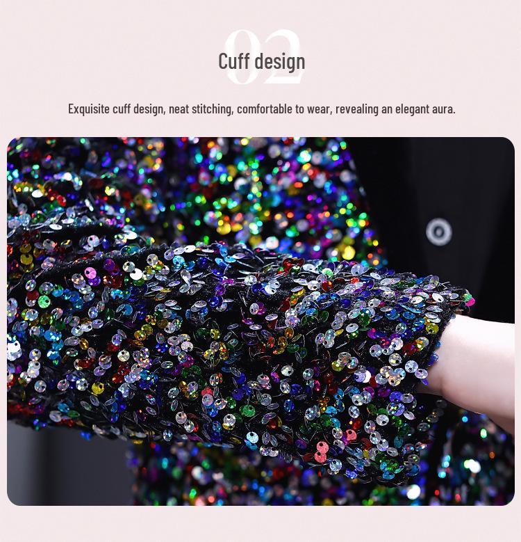 Children's Sequin Suit for Boys - Formal Wear for Stage, Flower Boy, or MC Events