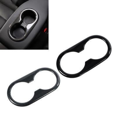 Rear Seat Water Cup Holder Cover Cup Holder Panel Decoration Cover Replacement for Tesla Model 3 Y  2022