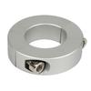 Double Split Clamp Ring Inside Interchangeable Normal Type Silver