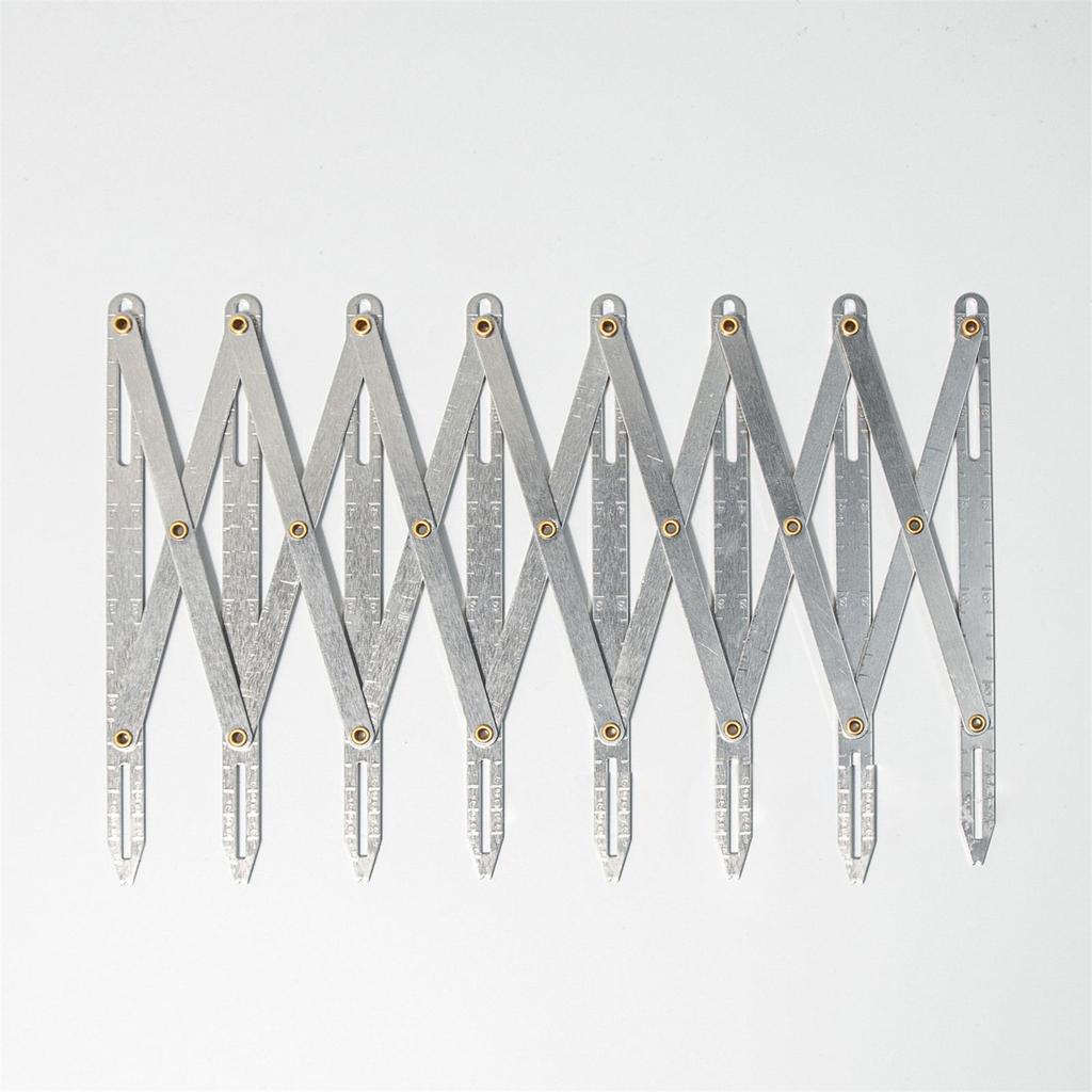 Expandable Sewing Gauge Expanding Sewing Gauge Button Guide Spacing Divider Device for Buttons Pleats & Crafts