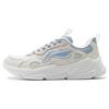 Li Ning Firefly Abrasion Resistant Slip Resistant Low Top Casual Shoes Women's White Blue AGCT388-3