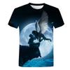 Fashionable Trendy Style Angel Pattern 3D Digital Printed Short Sleeved T-shirt for Men Women Shirt