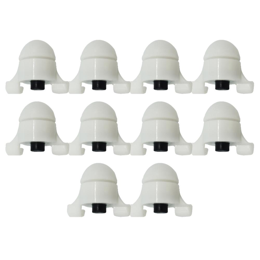 10-1pcs LED Night Fishing Alarm Light Fishing Bite Rod Tip Clip Bell Smart Reminder Bite Alarm for Outdoor Daytime Night Fishing