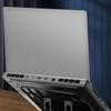Adjustable Laptop Stand for Desk Ergonomic Laptop Bracket 360 Degree Rotating Base Foldable Notebook Computer Holder