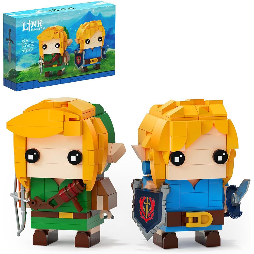 

Набір фігурок Zelda Link Чудові подарунки для дорослих, 334 шт.