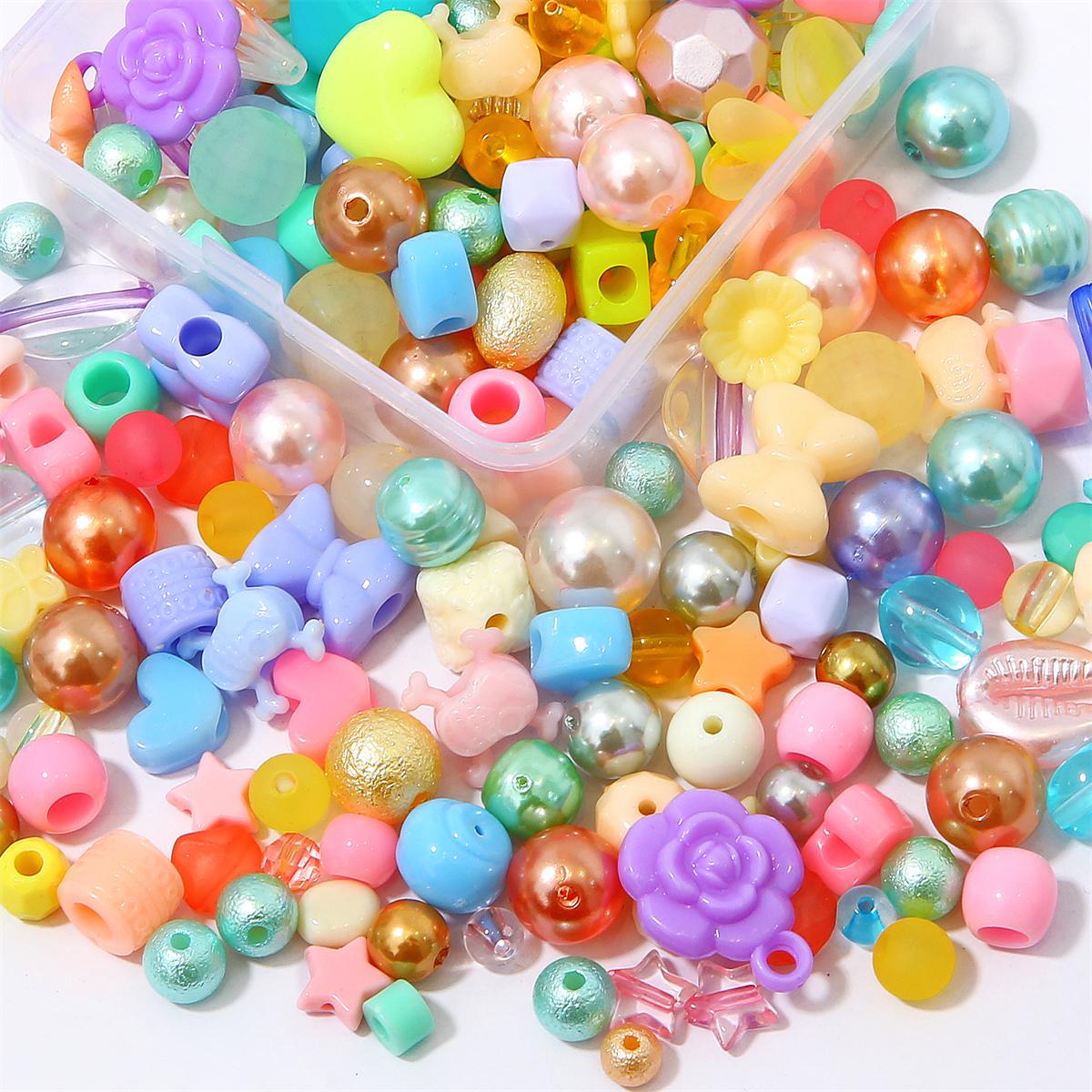 

80-150 шт./коробка. Милі акрилові намистини для намиста, браслета, сережок, виготовлення ювелірних виробів, ремісничих аксесуарів