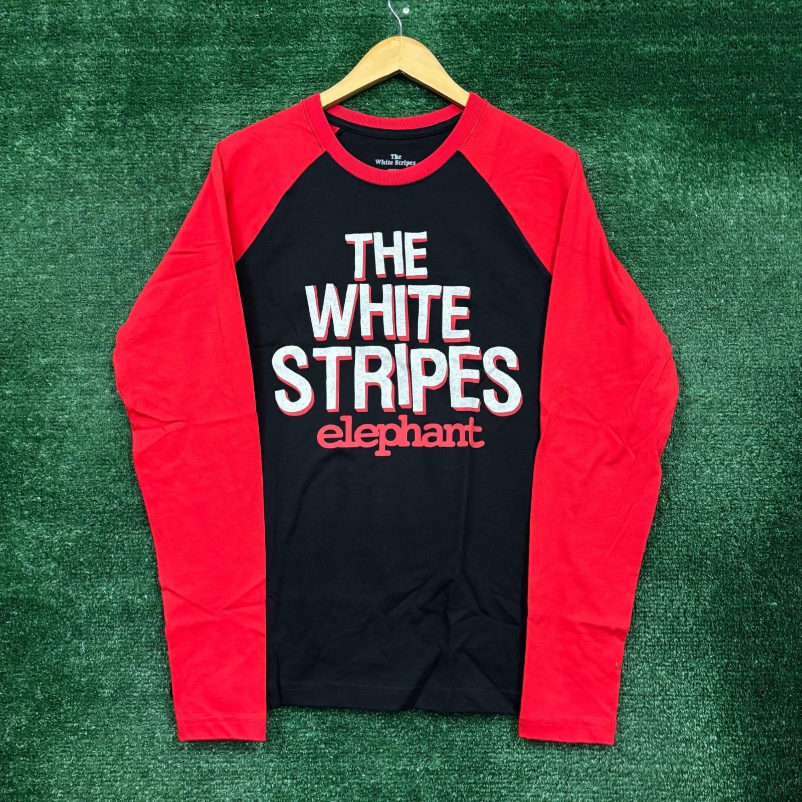 The White Stripes Elephant Rock Band LS Shirt Size Medium Unisex T-Shirt S