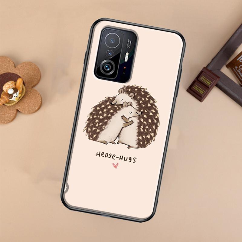 

Kawaii Hedgehog Case For Xiaomi POCO X7 X6 X5 X3 Pro F3 F5 F6 M6 Pro 13 14 Ultra 11T 12T 13T 14T Pro Cover Xiaomi 13 Pro
