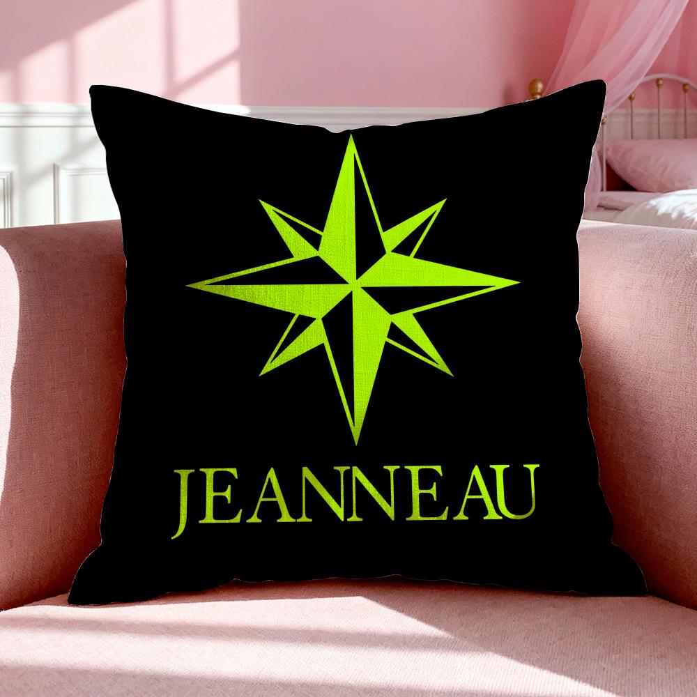 Brand JJeanneau Cushion Cover Breathable Linen Pillowcase Summer Odorless EcoFriendly Invisible Zipper Washable