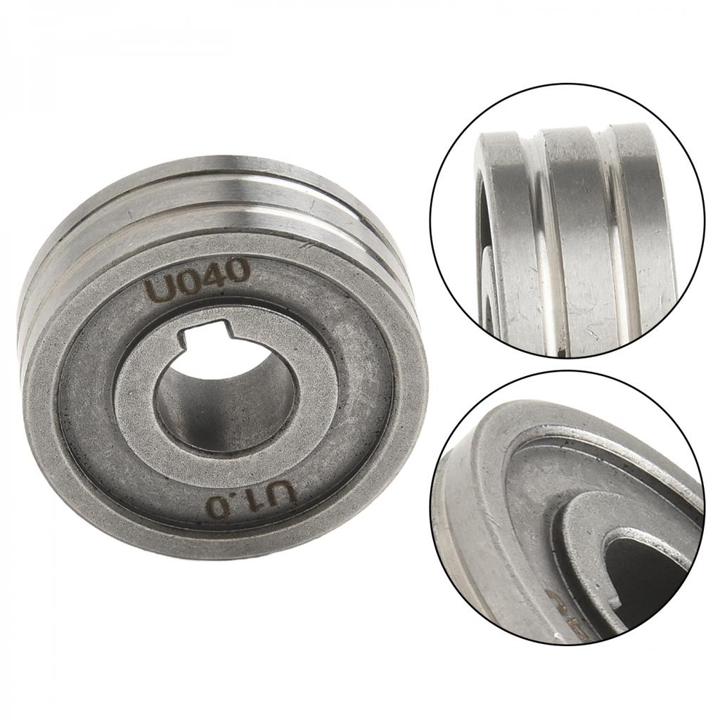 0,6/0,8/1,0mm Vodicí kolečko drátu 1ks Příslušenství Stříbrné V-drážka/U-drážka