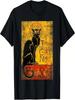 Tricou Vintage Tour Du Chat Noir Pisică Neagră Pentru Halloween