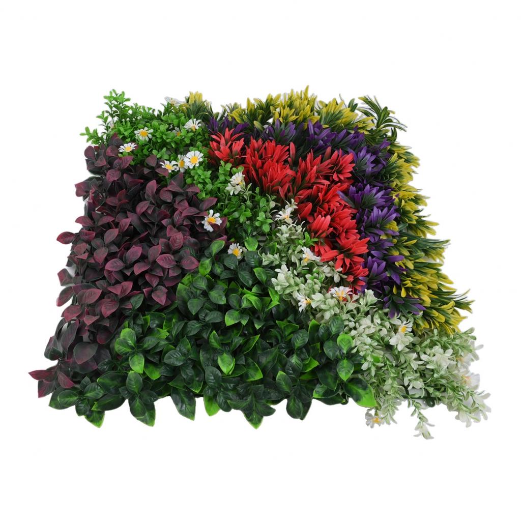 Artificial Plant Wall Flower Wall Panels UV Realistic Plant Easy Installation