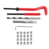 25pcs Thread Repair Insert Kit Compatible Hand Tool Set for Auto Repairing M6 X 1.0 X 8.0mm