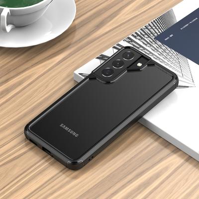 Defense Armor Series Clear Case for Samsung Galaxy S22 5G,TPU+PC Protective Phone Cover
